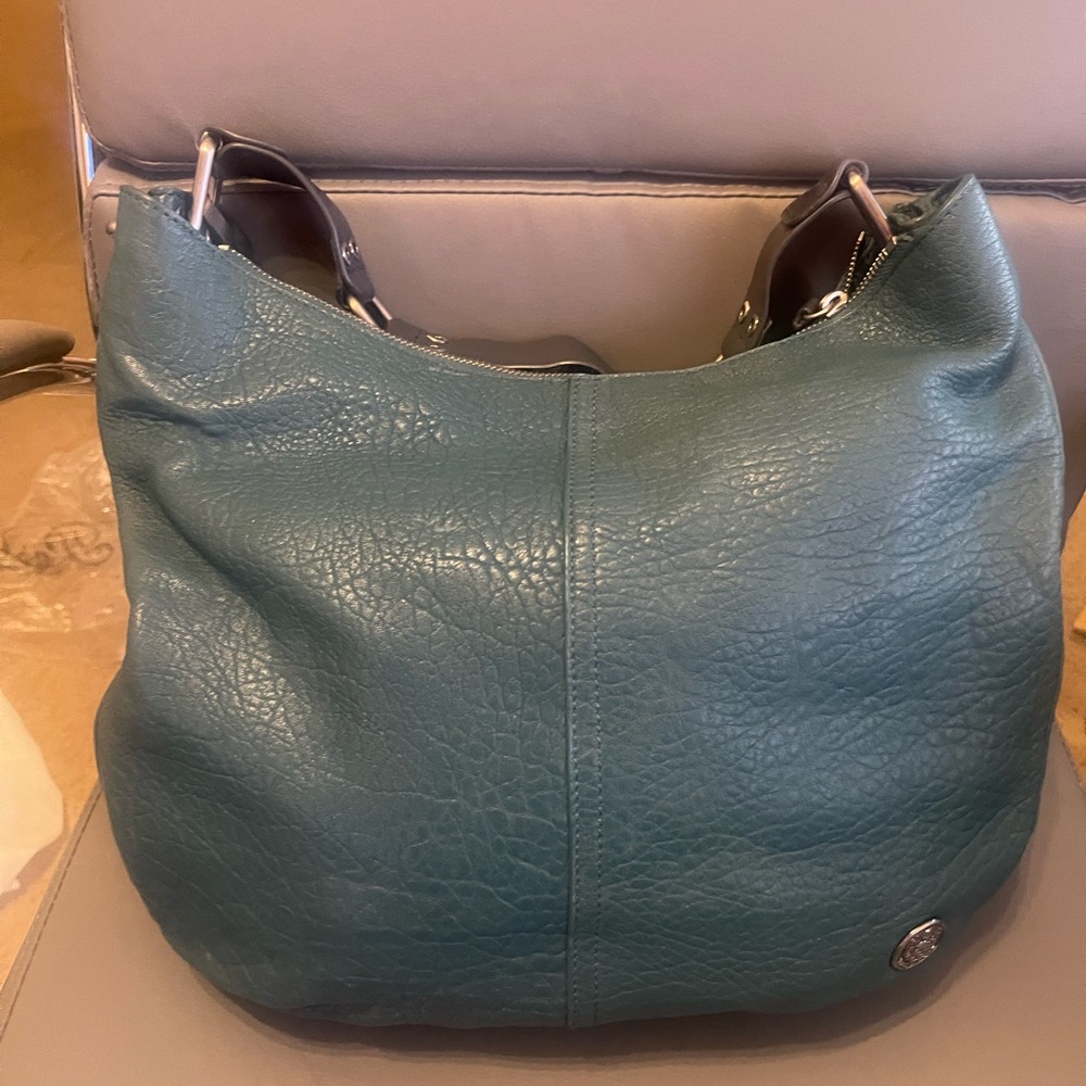 Vince Camuto teal leather bag